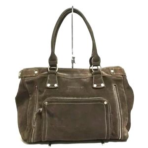 Longchamp Suede Tote